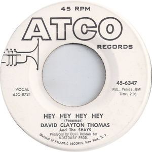 David clayton thomas and the shays walk that walk 1965 b