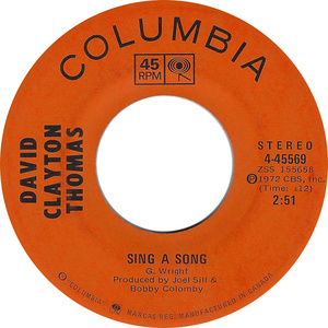 David clayton thomas sing a song 1972 a