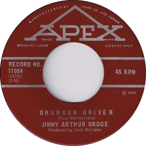 Jimmy arthur ordge drunken driver apex b