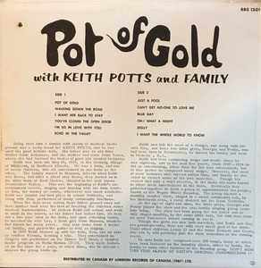 Keith potts and family   pot of gold back