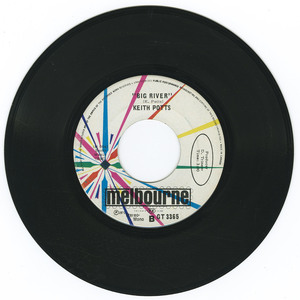 45 keith potts   the sasquatch song bw big river vinyl 02