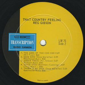 Reg gibson   that country feeling label 02