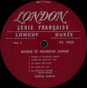Martel marcel joyeux no%c3%abl et bonne et heureuse ann%c3%a9e mono 1967 disque face bi