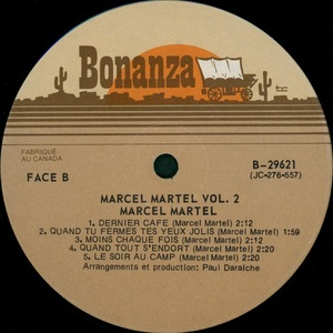 Martel marcel volume 2 1976 disque face b