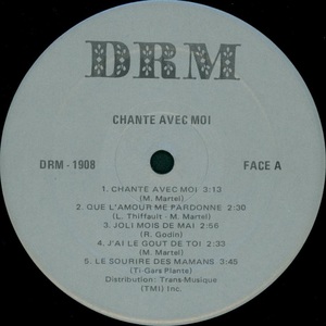Martel marcel chante avec moi 1983 disque face a