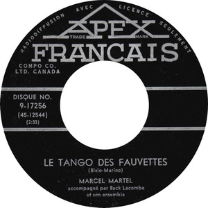 Marcel martel le tango de fauvettes apex francais bii