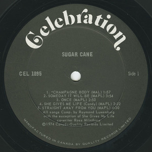 Sugar cane   st label 01