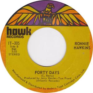 Ronnie hawkins forty days hawk b