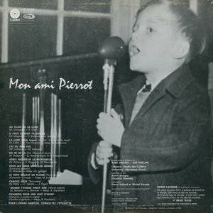 Lalonde pierre mon ami pierrot 1969 dos