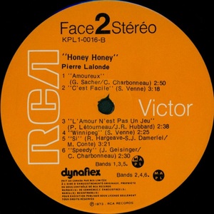 Lalonde pierre honey honey 1973 disque face 2
