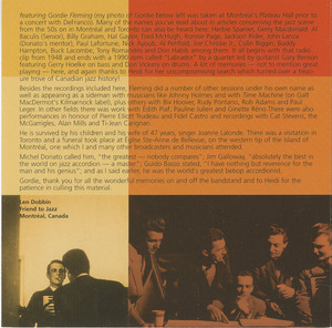 Cd gordon fleming   according to gordon back