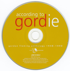 Cd gordon fleming   according to gordon cd