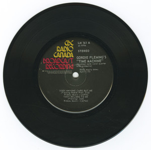 45 gordie fleming's time machine cbc lm 161 vinyl 01
