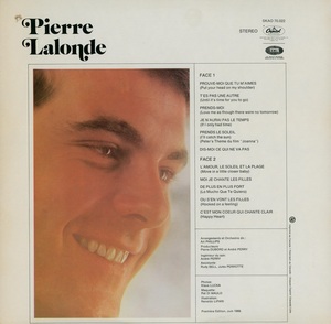 Lalonde pierre pierre lalonde 1969 dos