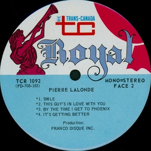 Lalonde pierre pierre lalonde peter martin 1970 disque face 2