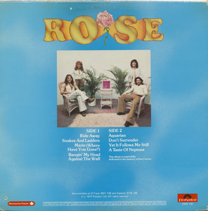 Rose   a taste of neptune back