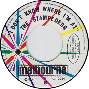 Stampeders i dont knpw where im at melbourne b