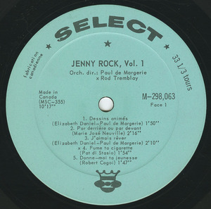 Jenny rock   vol 1 label 01