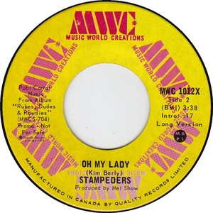 Stampeders oh my lady 1973 bb x