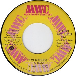 Stampeders eveerybody mwc a ix