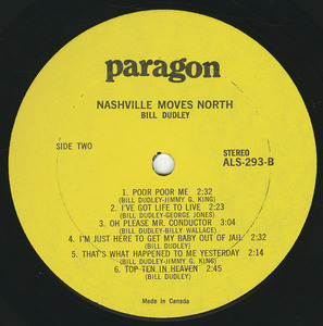 Bill dudley   nashville moves north label 02
