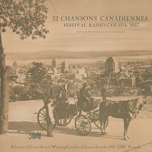Va 12 chansons canadiennes festival radio canada  1957 booklet front