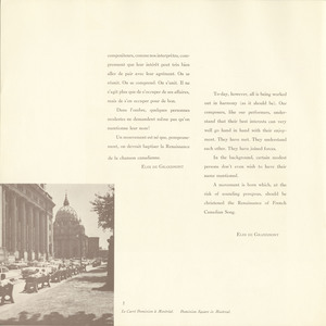 Va 12 chansons canadiennes festival radio canada  1957 booklet page 11