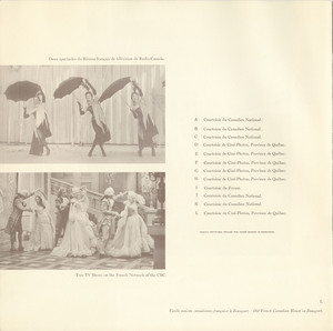 Va 12 chansons canadiennes festival radio canada  1957 booklet page 13