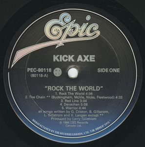 Kick axe   rock the world label 01