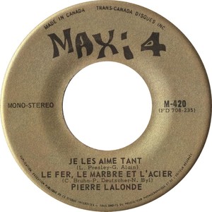 Pierre lalonde jai tant de joie maxi b