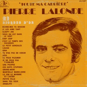 Lalonde pierre 21 disques d'or 1973 dos