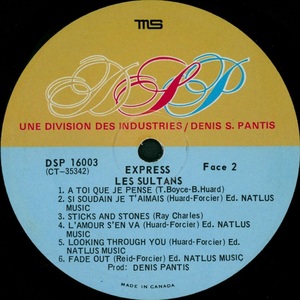 Sultans les express 1967 disque face 2