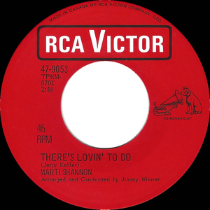 Shannon  marti   there's lovin' to do bw on your way %28picture sleeve%29 %282%29