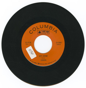 45 chacra   he's divine bw come on out vinyl 01
