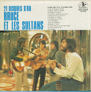 Les sultans   21 disques d'or back