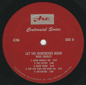 Doug crosley   let the heartache begin label 02