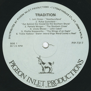 Va tradition   songs stories and tunes from newfoundland label 01