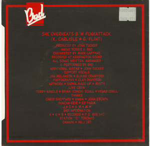 45 bad   she overheats bw funkattack back