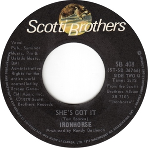 Ironhorse shes got it scotti brothers b