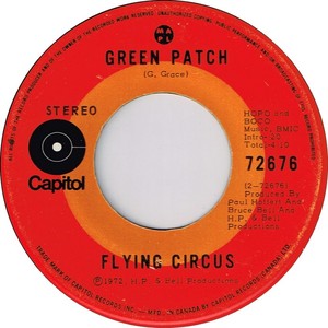 Flying circus green patch capitol b