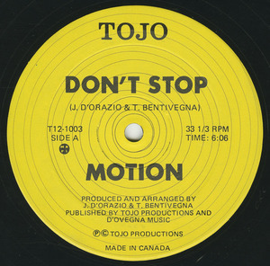 Motion   don't stop 12 inch label 01