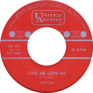 Andy kim love me love me united artists b