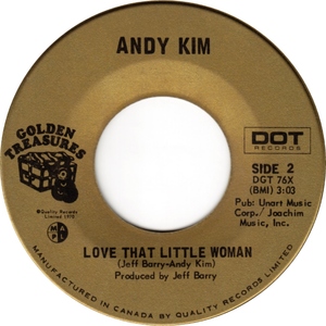 Andy kim love that little woman dot golden treasures bi