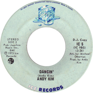 Andy kim dancin stereo ice b vii