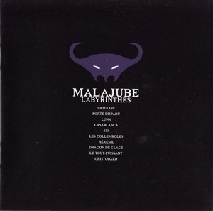 Malajube labyrinthes cd 2009 livret couverture