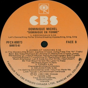 Michel dominique dominique en forme 1982 disque face b