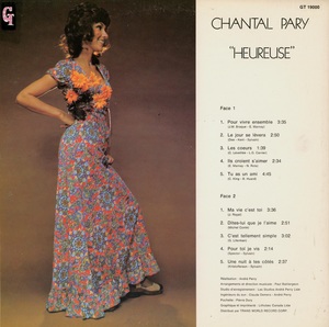 Pary chantal heureuse 1971 dos