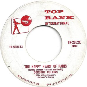 Dorothy collins the happy heart of paris top rank b