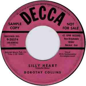 Dorothy collins silly heart decca