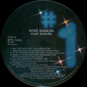 Simard ren%c3%a9 et tu danses avec lui 1984 disque face b